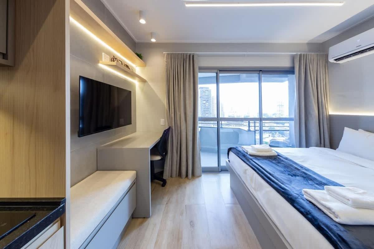 Apartamento Bhomy Brooklin - 7min Do Metro Brooklin Wd1408 São Paulo