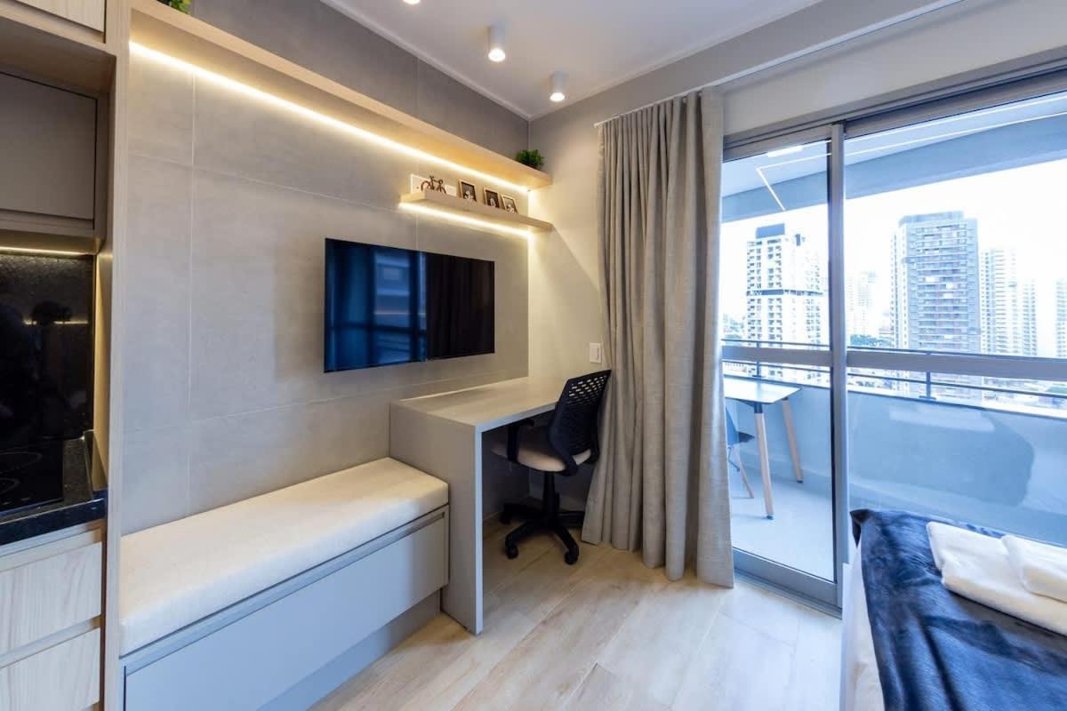 Apartamento Bhomy Brooklin - 7min Do Metro Brooklin Wd1408 São Paulo